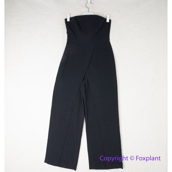 New! White‎ House Black Market Convertible Strapless Split-Leg Jumpsuit, size 4P - Picture 4 of 14